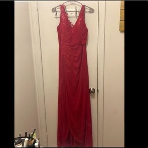 Red Evening Gown